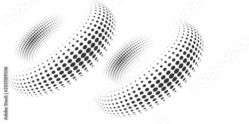 Bild auf Leinwand Grunge Halftone white and black dot pattern and black grunge gradient background
