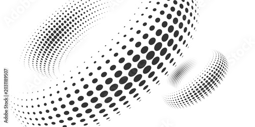 Photos Grunge Halftone white and black dot pattern and black grunge gradient background