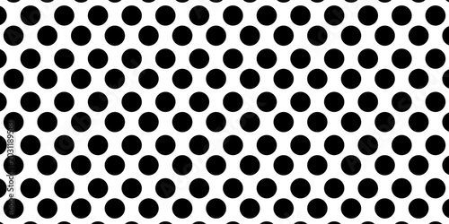 Foto Polka Dot Background black and white seamless pattern with tiny abstract dots for modern wallpaper and fabric design