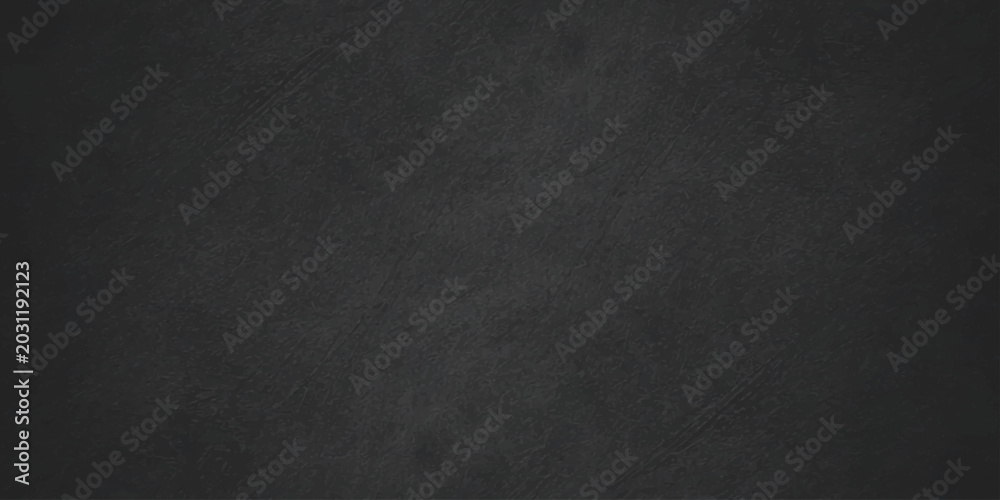 Fototapeta premium Dark gray chalk board background with subtle texture vignetted edges and a clean matte finish for design layouts. dark gray chalkboard or concrete texture background