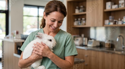 Professional Exotic Pet Veterinary Care Scene