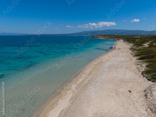 Spiaggia di Sa Rocca Tunda, comune di San Vero Milis, provincia di Oristano