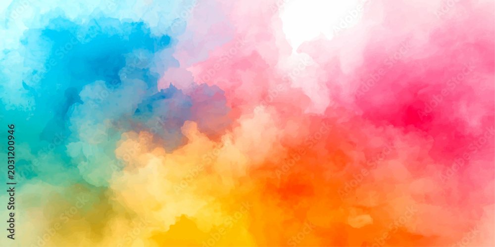 Ταπετσαρία An abstract colorful watercolor background with a vintage grunge texture featuri