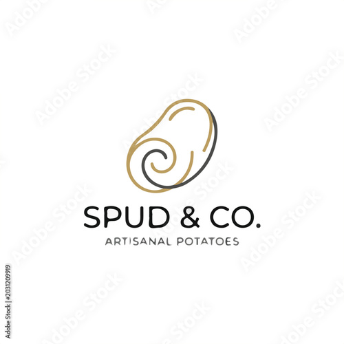 vector of potato  illustration. potato logo icon 