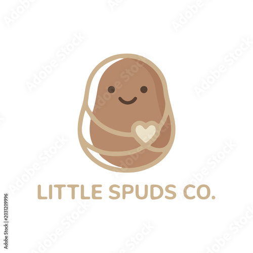 vector of potato  illustration. potato logo icon 