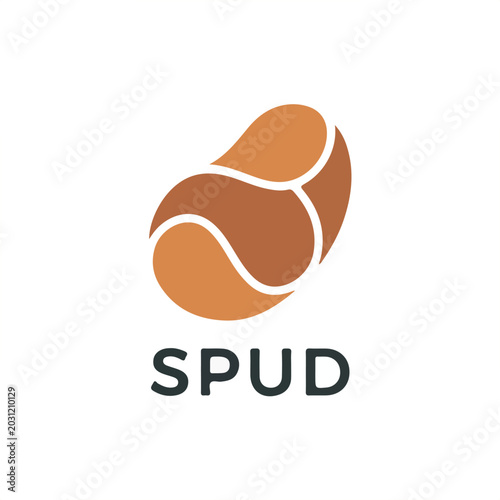vector of potato  illustration. potato logo icon 