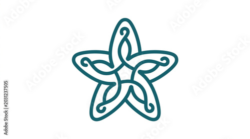Photos Celtic Knot Starfish Symbol.