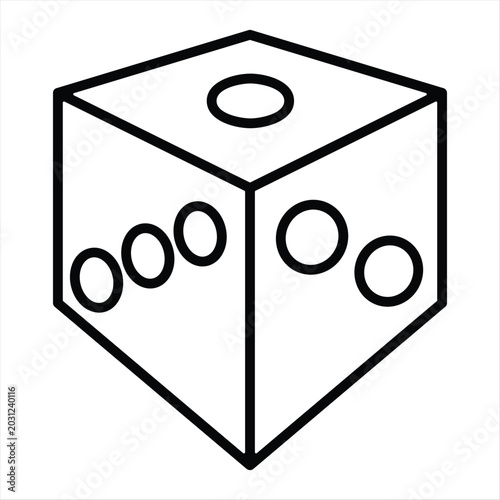 Dice  Icon Element For Design