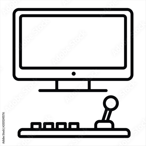 Video Game  Icon Element For Design