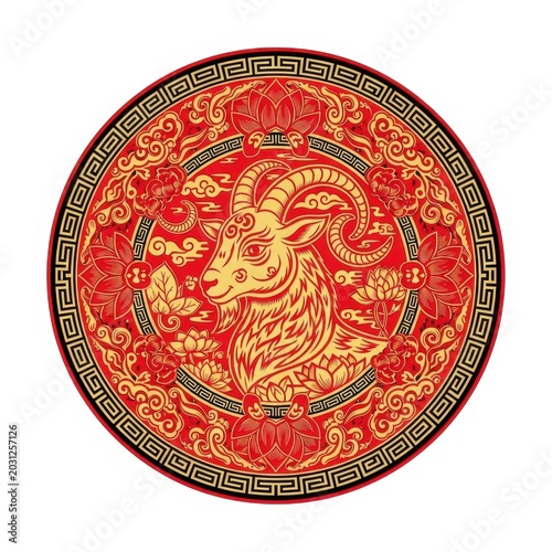 Year of the Goat - A Vibrant Celebration of Chinese Zodiac.
