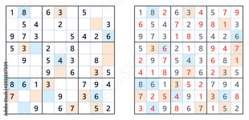 Evenodd Sudoku Puzzle #1 - Easy Level with Solution | Printable