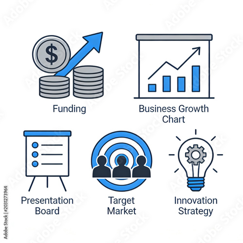business icons set
