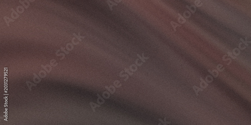 фотографія Smooth dark brown fabric waves with soft shadows and elegant folds illustration