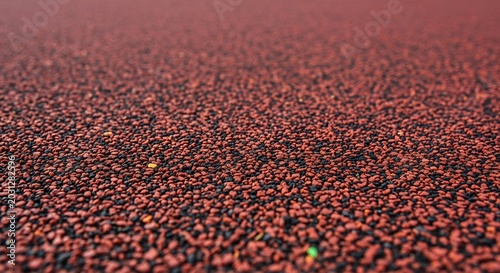 Vast Field of Red Beans Stretching into the Horizon.