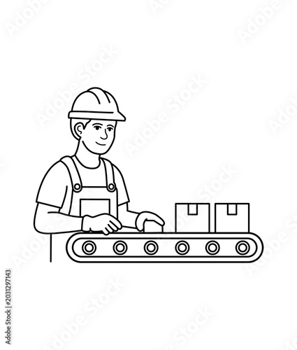 construction worker vector