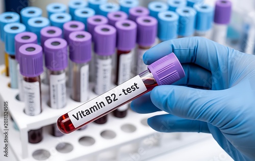  a blood test meant to measure the level of Vitamin B2 (Riboflavin) in the blood