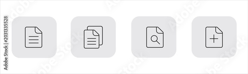 Fotografia Document text file, copy duplicate pages, find document search, add new page plu