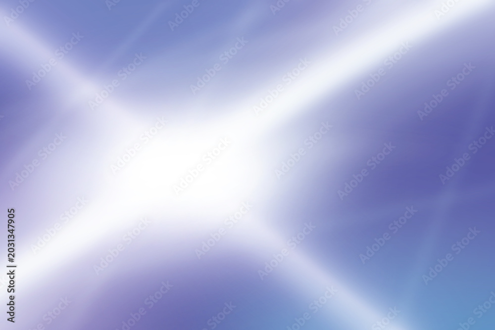 Obraz premium Abstract light burst background in blue and white gradient with copy space