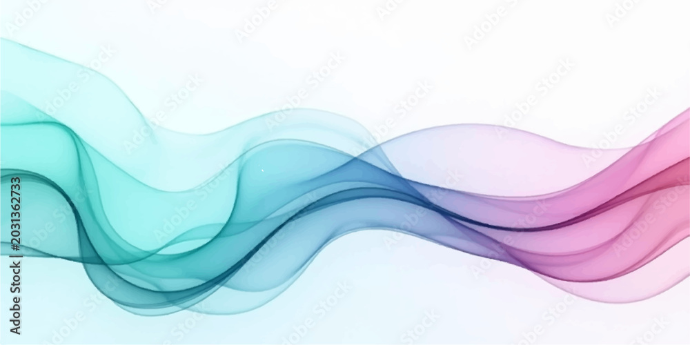 Obraz premium An abstract blue wave design featuring flowing light lines and curved patterns creates a dynamic motion effect for a modern water-inspired background illustration