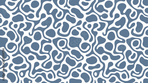 Bilde på lerret Seamless organic reaction diffusion pattern