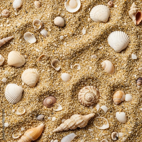 shells on the sand