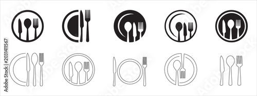food icon set