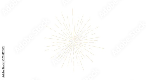 Photography Bright Yellow Starburst Light Effect.