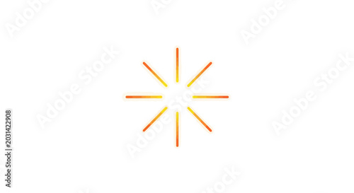Photos Bright Yellow Starburst Light Effect.