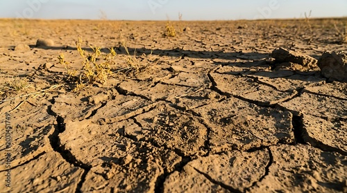 Vast expanses of land are dry