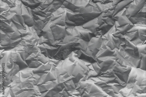 Foto A crumpled gray paper texture fills the frame with no transparent background visible