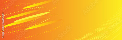 Bild auf Leinwand yellow orange halftone pattern