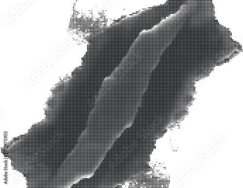 Bilde på lerret Gray smoke rises quickly from burning paper on a transparent background