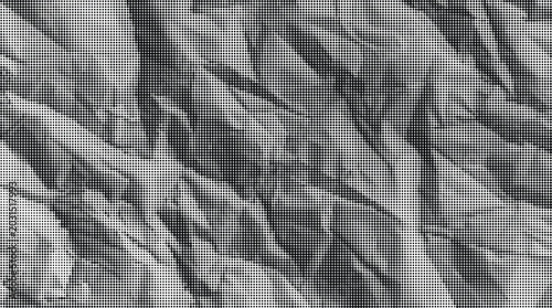 Photography Gray crumpled paper texture fills the entire frame with deep creases