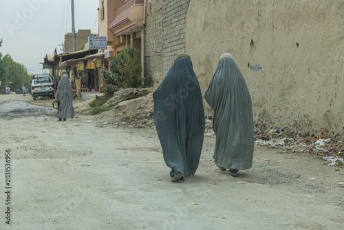 Women in a Burqa, Kandahar, Afghanistan
