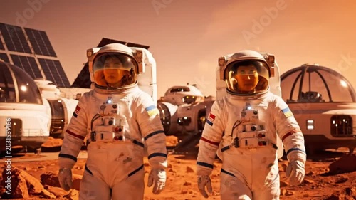 astronaut in space