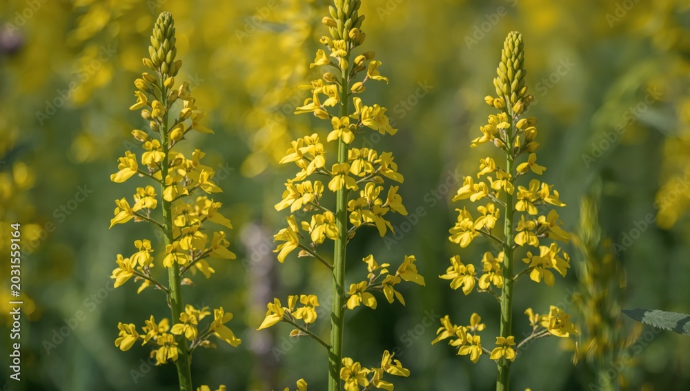 Fototapeta premium Spring Flowers with Soft Bokeh Background
