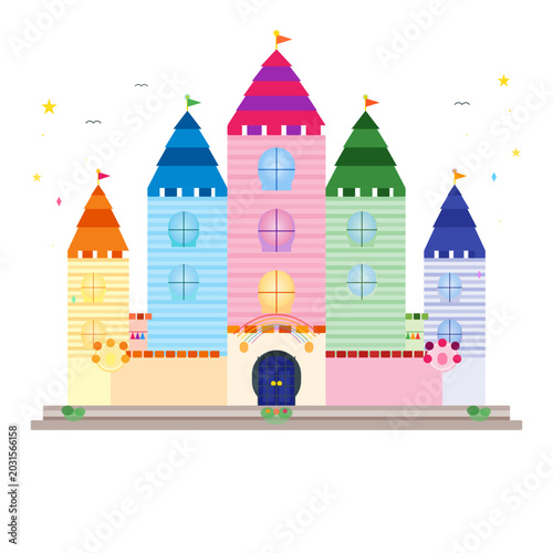 Rainbow Fantasy Castle