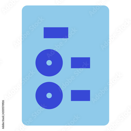 education bluetone icon set