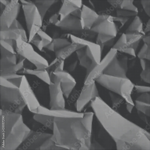 Foto Crinkled paper texture on a flat surface viewed from above closely