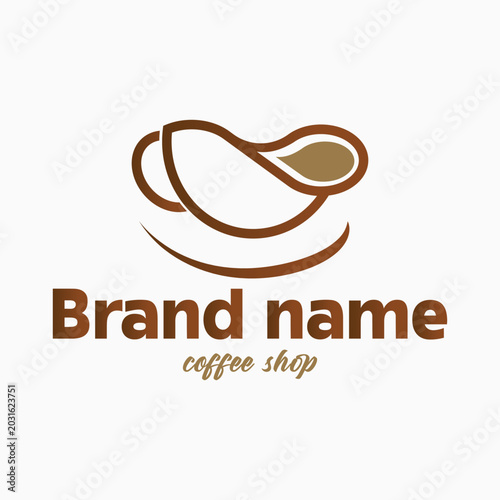 A coffee shop logo reflects warmth tradition.