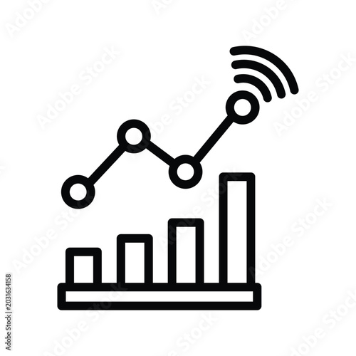 Trading Signal line icon , vector, pixel perfect, illustrator file 
