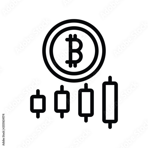 Trading Strategy line icon , vector, pixel perfect, illustrator file 
