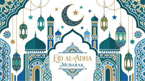 Foto Eid Al-Adha Mubarak Celebration
