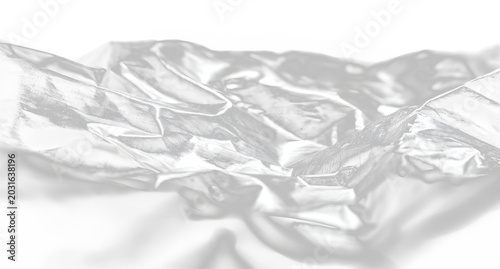 Tableau sur toile Clear polyethylene overlay with reflective wrinkle texture PNG