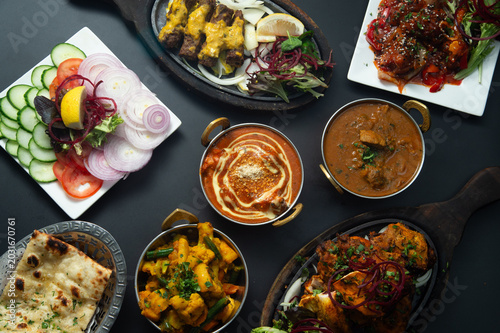Cuadro en lienzo Food Cover Photos around the world