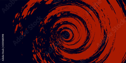 Canvastavla Tire tracks, motorbike wheel or car tread marks, grunge vector