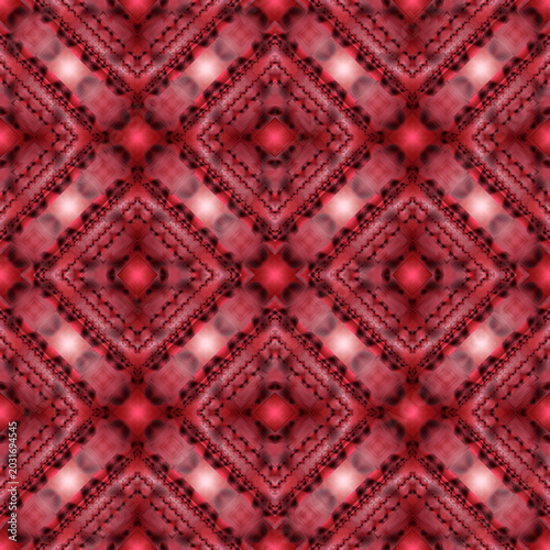Seamless abstract raspberry pattern with diamonds.