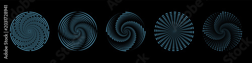 Fotografija Abstract Shapes in Y2K style