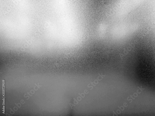 Frosted Mirror with Reflective Surface of Spotlight and Shadow.