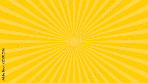 Bright yellow radial gradient lines pattern design for creative projects